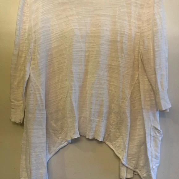 J. Jill Cream Draped Cardigan - Picture 2 of 4